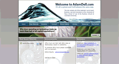 Desktop Screenshot of adamdell.com